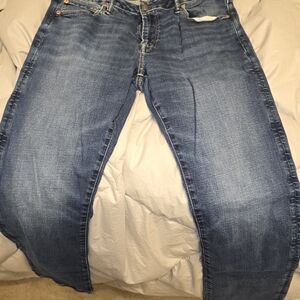 Abercrombie & Fitch Blue Bootcut Men Jeans 34x34